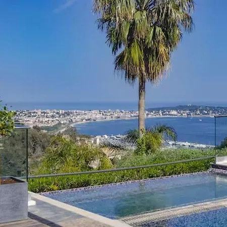 Amazing Cannes Retreat Sea View W Infinity Pool Vallauris
